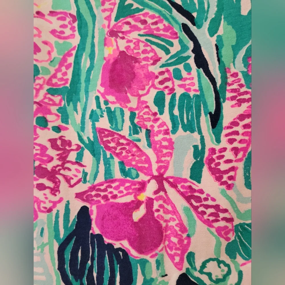 🌸Lilly Pulitzer Fontaine Top in "Multi via Flora"🌸 - Picture 2 of 13